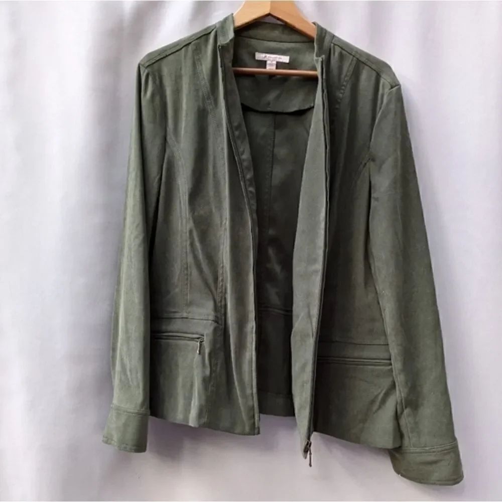 Jm Collection zipper jacket - Picture 10 of 10